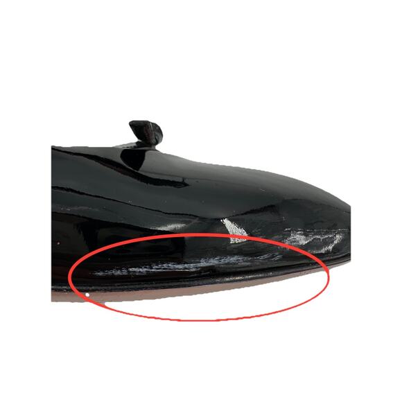 Gucci Black Patent Leather Vernice Crystal Bow Pump 37.5/7.5 Elegant Timeless - Picture 10 of 12